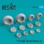 F/A-18 Super Hornet wheels set, 1/72 - ResKit Models RS72-0126