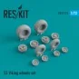 S-3 Viking wheels set, 1/72 - ResKit Models RS72-0215