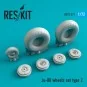 Ju-88 wheels set type 2, 1/72 - ResKit Models RS72-0271