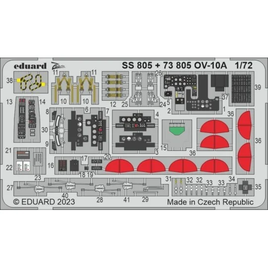 OV-10A 1/72 ICM, 1/72 - Eduard Accessories SS805