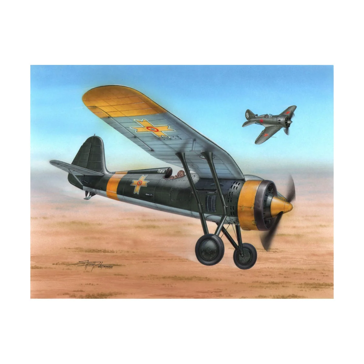 PZL P.11c "Foreign Service", 1/72 - Azur 100-A115