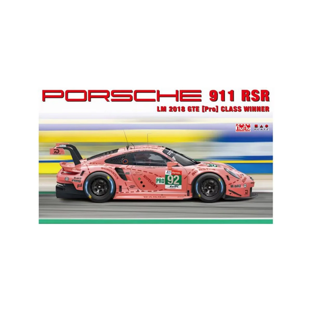 Porsche 911 RSR 2018 LM GTE Class Winner, 1/24 - NUNU-BEEMAX PN24040