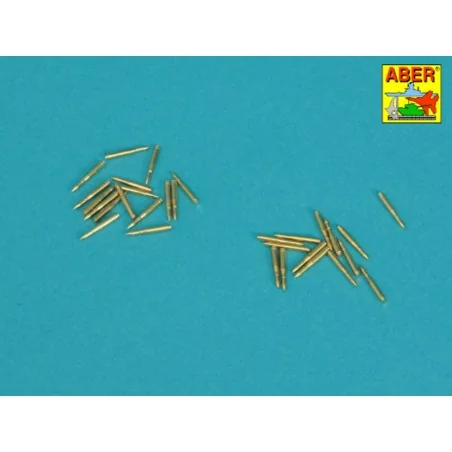 2-cm ammo x 30 pcs. for German Guns: Flak30/38 & KwK 30/38, 1/16 - ...