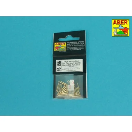 2-cm ammo x 30 pcs. for German Guns: Flak30/38 & KwK 30/38, 1/16 - ...