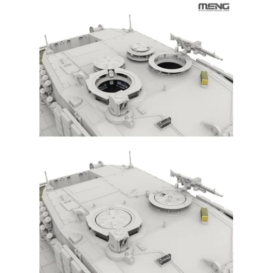 German Main Battle Tank Leopard 2A4 (Ukraine), 1/35 - MENG-Model TS... German Main Battle Tank Leopard 2A4 (Ukraine), 1/35 - MENG-Model TS...