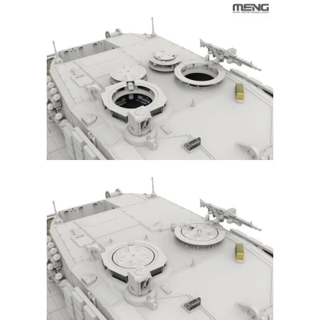 German Main Battle Tank Leopard 2A4 (Ukraine), 1/35 - MENG-Model TS...