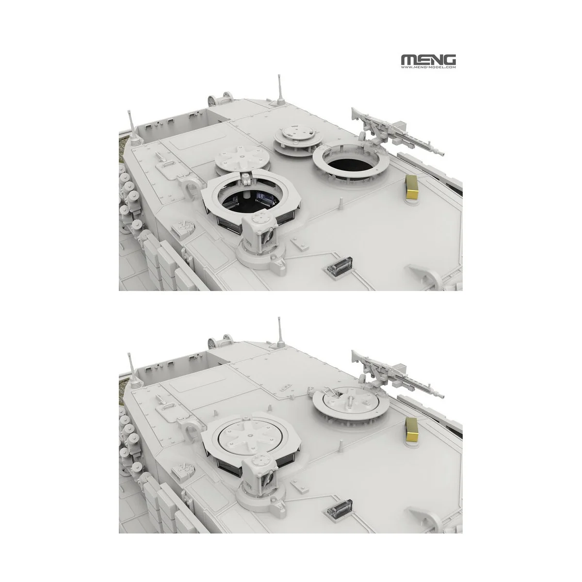 German Main Battle Tank Leopard 2A4 (Ukraine), 1/35 - MENG-Model TS... German Main Battle Tank Leopard 2A4 (Ukraine), 1/35 - MENG-Model TS...