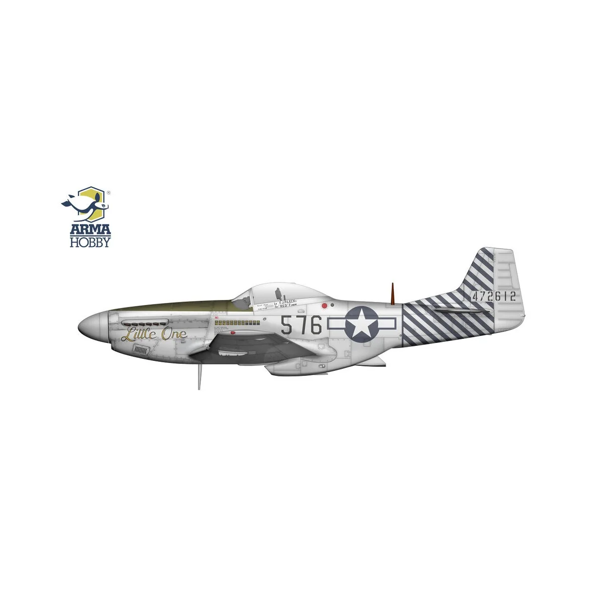 P-51D Mustang™ Very Long Range, 1/72 - Arma Hobby 70073 P-51D Mustang™ Very Long Range, 1/72 - Arma Hobby 70073