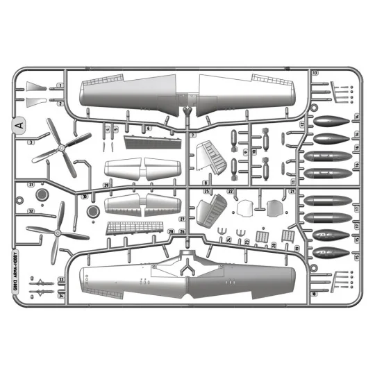 P-51D Mustang™ Very Long Range, 1/72 - Arma Hobby 70073 P-51D Mustang™ Very Long Range, 1/72 - Arma Hobby 70073