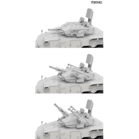 Chinese PLB625 AA Gun & Missile Integrated Weapon System, 1/72 - ME...