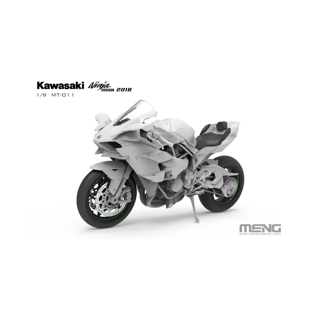 Kawasaki Ninja H2R 2018, 1/9 - MENG-Model MT-011 Kawasaki Ninja H2R 2018, 1/9 - MENG-Model MT-011
