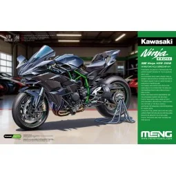 Kawasaki Ninja H2R 2018, 1/9 - MENG-Model MT-011