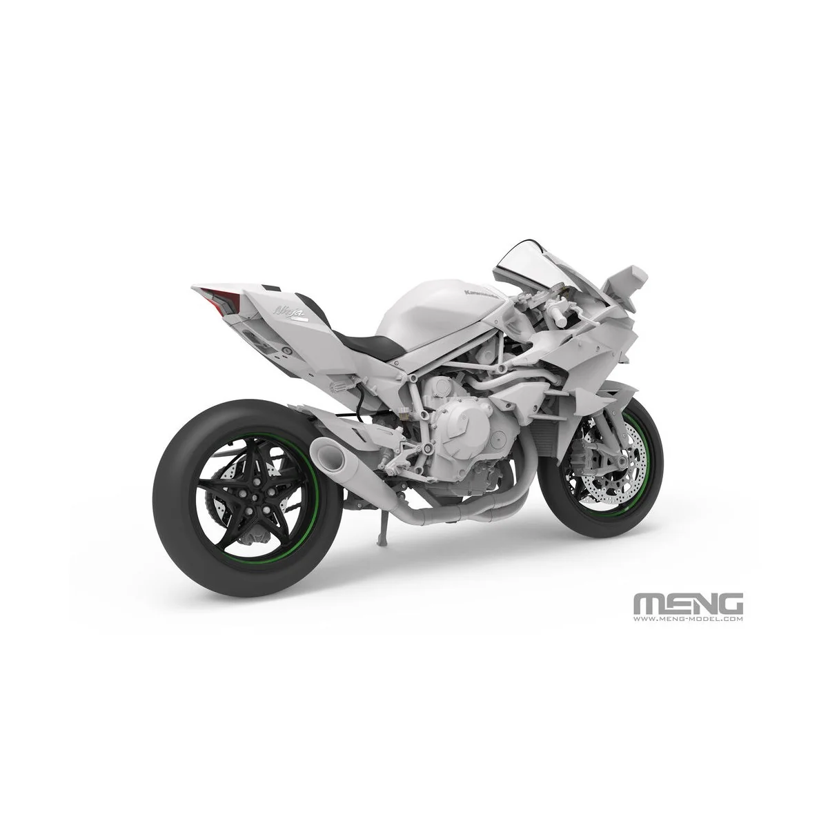 Kawasaki Ninja H2R 2018, 1/9 - MENG-Model MT-011 Kawasaki Ninja H2R 2018, 1/9 - MENG-Model MT-011