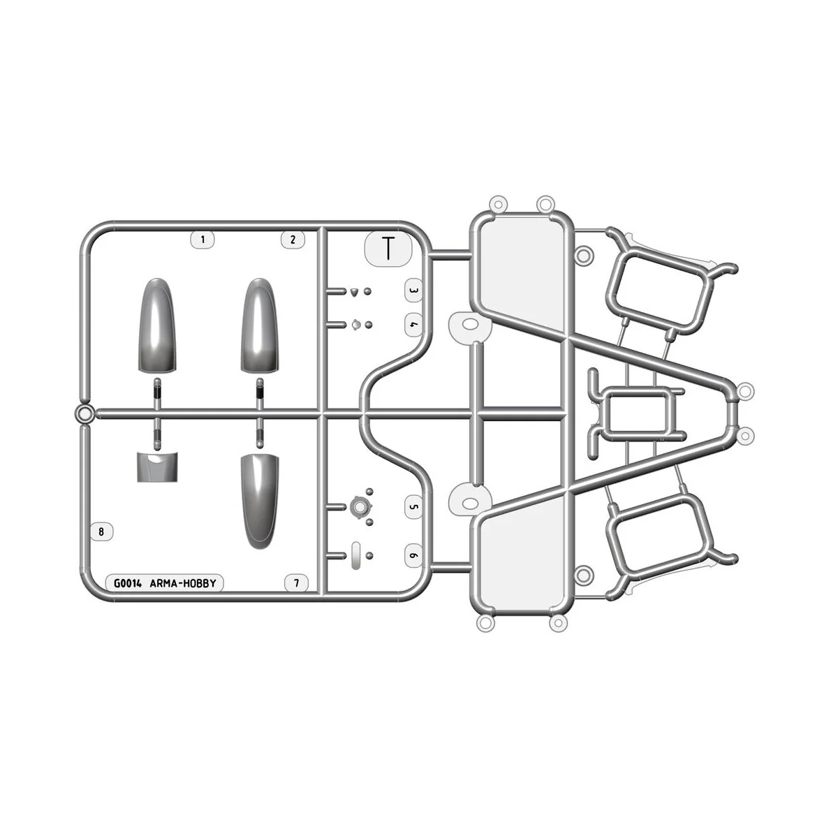 P-51D Mustang™ Very Long Range, 1/72 - Arma Hobby 70073 P-51D Mustang™ Very Long Range, 1/72 - Arma Hobby 70073