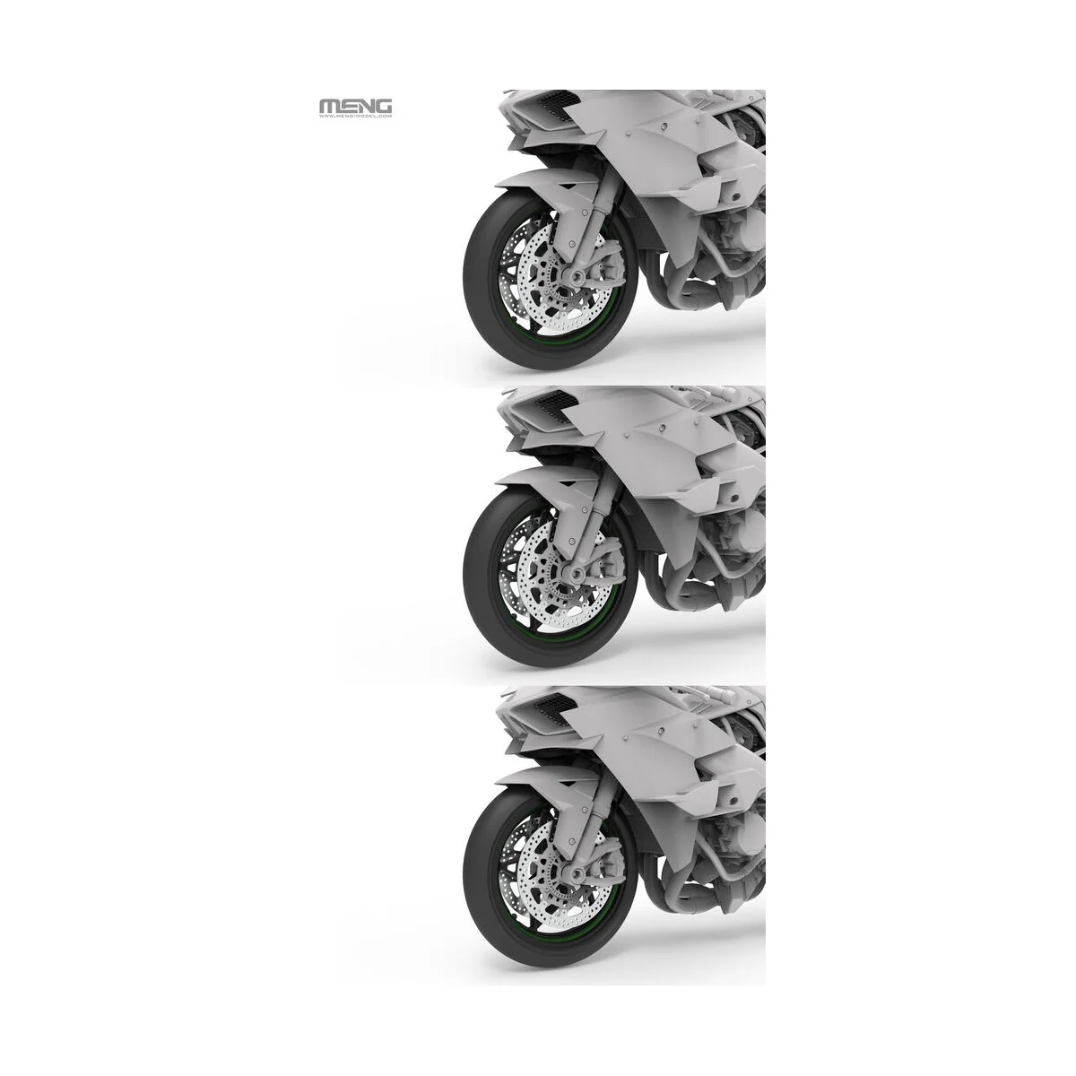 Kawasaki Ninja H2R 2018, 1/9 - MENG-Model MT-011 Kawasaki Ninja H2R 2018, 1/9 - MENG-Model MT-011