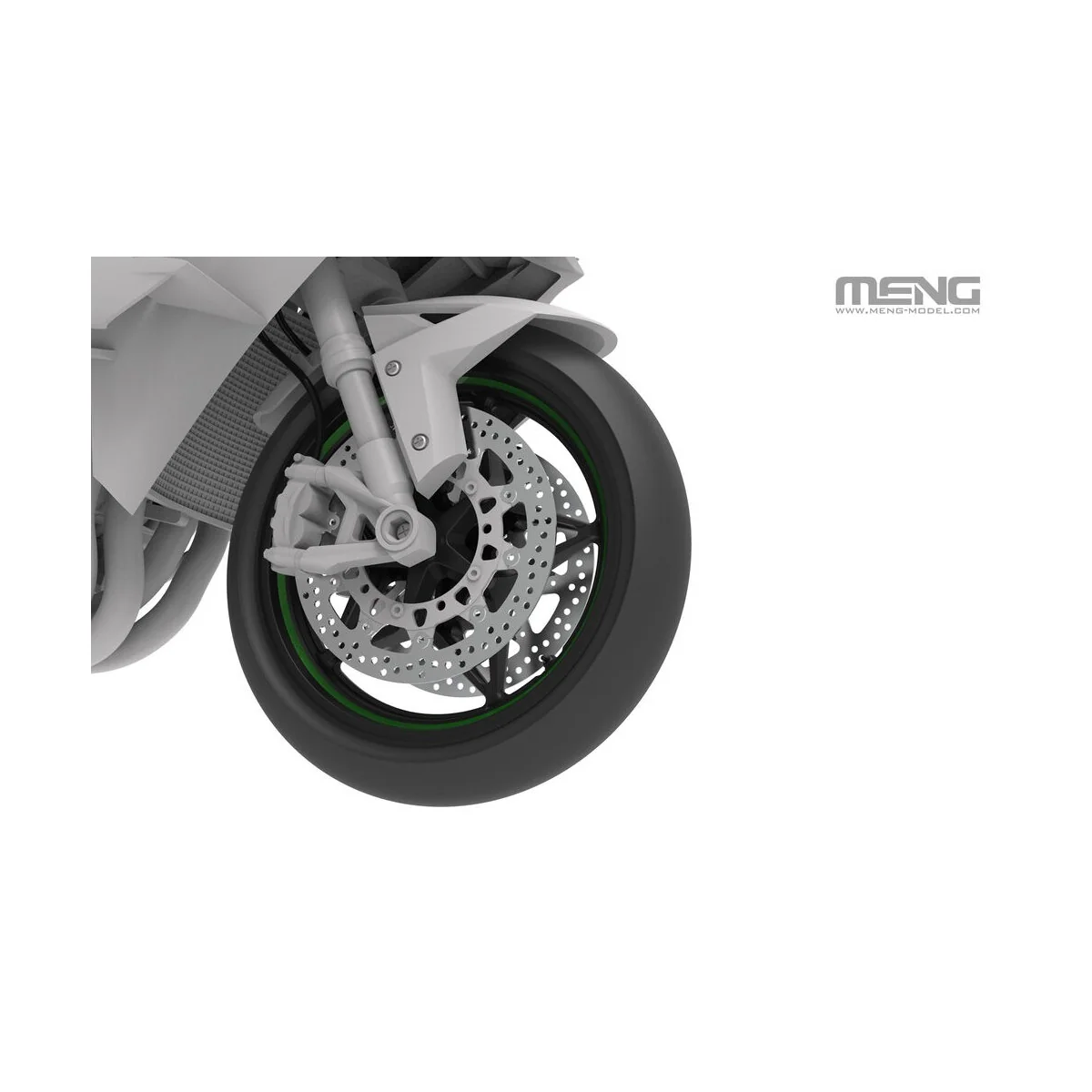 Kawasaki Ninja H2R 2018, 1/9 - MENG-Model MT-011 Kawasaki Ninja H2R 2018, 1/9 - MENG-Model MT-011