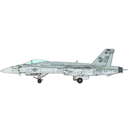 Boeing F/A-18E Super Hornet Golden Dragons, 1/48 - MENG-Model LS-023