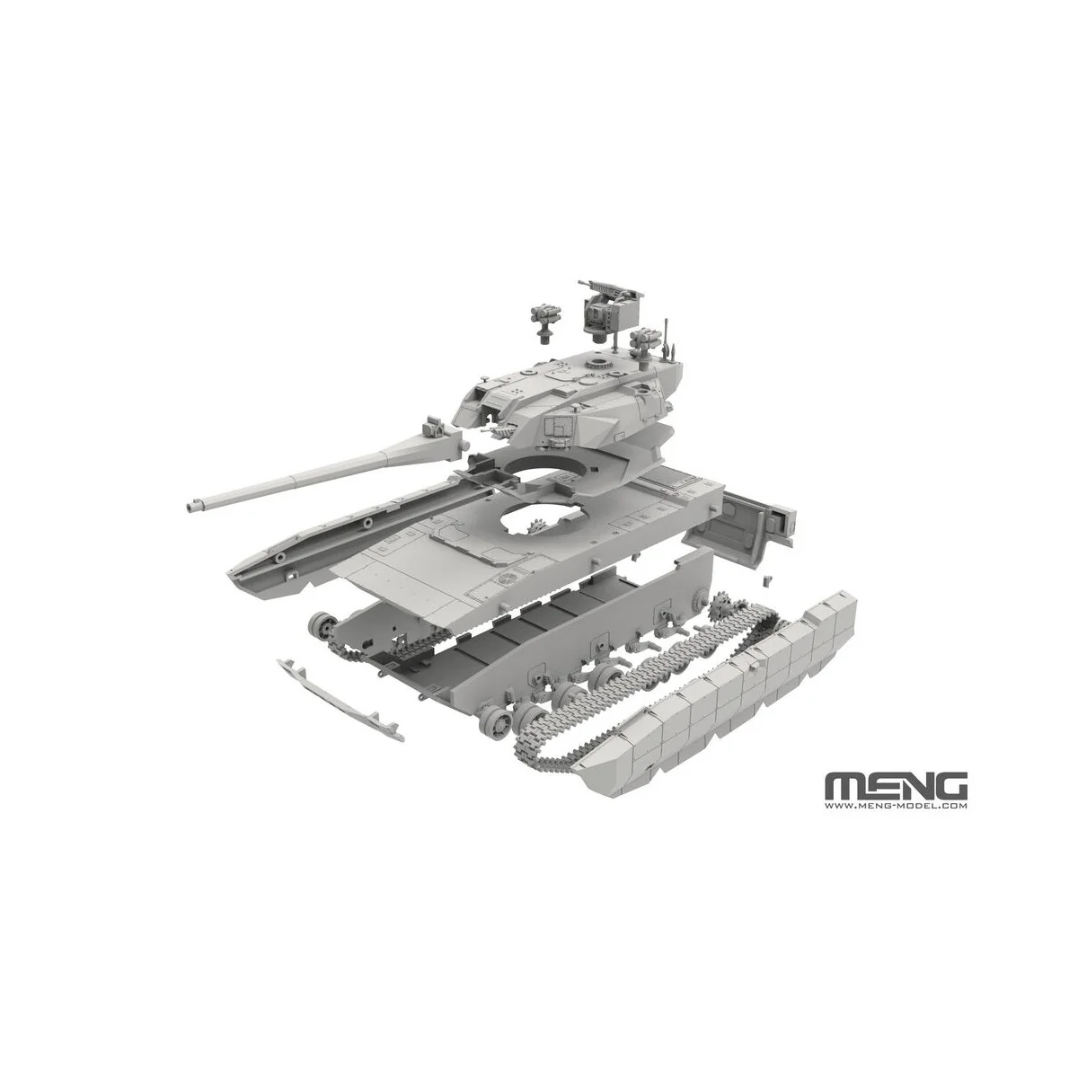 Chinese Main Battle Tank ZTZ100, 1/72 - MENG-Model 72-021