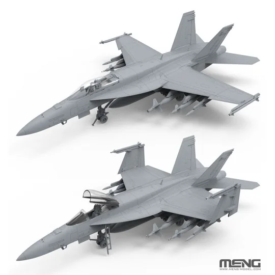 Boeing F/A-18E Super Hornet Golden Dragons, 1/48 - MENG-Model LS-023 Boeing F/A-18E Super Hornet Golden Dragons, 1/48 - MENG-Model LS-023