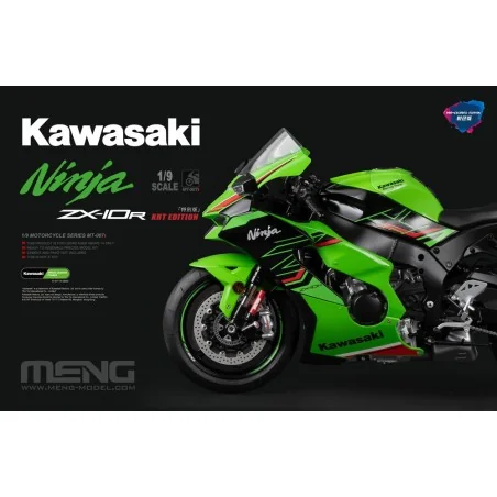 Kawasaki Ninja ZX-10R KRT Edition (Pre-colored Edition), 1/9 - MENG...