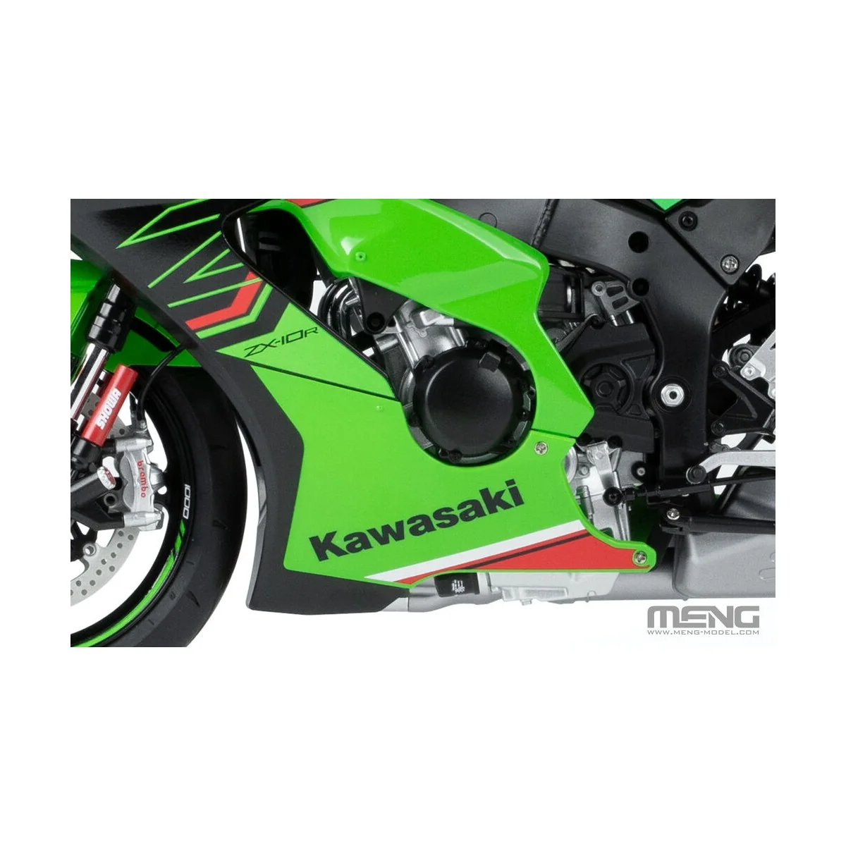 Kawasaki Ninja ZX-10R KRT Edition (Pre-colored Edition), 1/9 - MENG... Kawasaki Ninja ZX-10R KRT Edition (Pre-colored Edition), 1/9 - MENG...