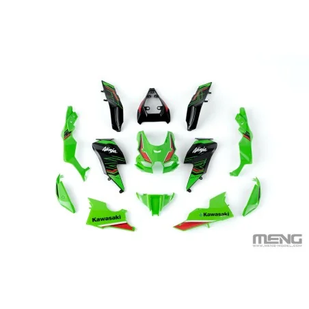 Kawasaki Ninja ZX-10R KRT Edition (Pre-colored Edition), 1/9 - MENG...