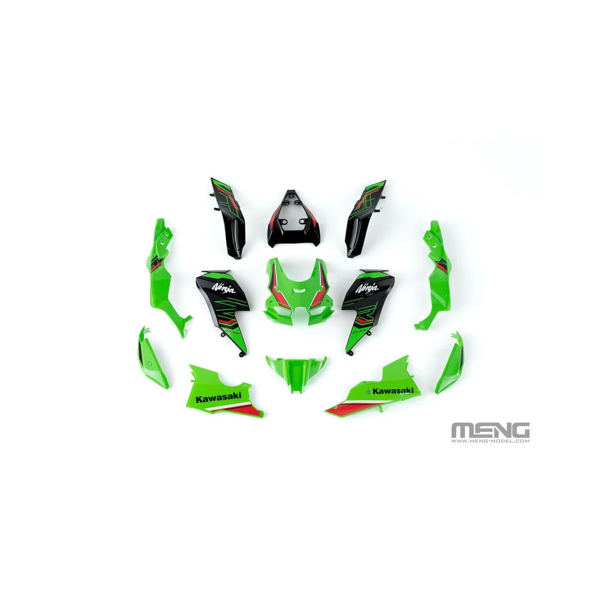 Kawasaki Ninja ZX-10R KRT Edition (Pre-colored Edition), 1/9 - MENG... Kawasaki Ninja ZX-10R KRT Edition (Pre-colored Edition), 1/9 - MENG...