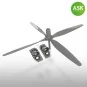B-29 propeller set of 4 pc. and exhausts for Revell / Monogram, 1/4... B-29 propeller set of 4 pc. and exhausts for Revell / Monogram, 1/4...