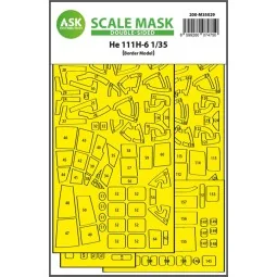 Heinkel He 111 double-sided painting mask for Border Model, 1/35 - ...