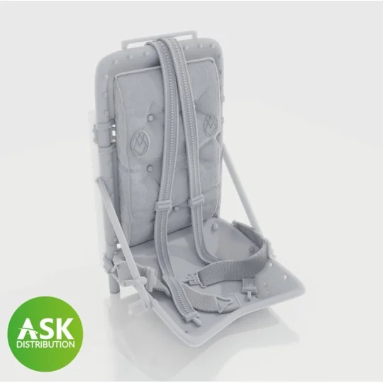 P-51B Mustang - seat incl. seat belts for Eduard, 1/48 - Art Scale ... P-51B Mustang - seat incl. seat belts for Eduard, 1/48 - Art Scale ...