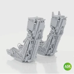 SJU-17 Ejection Seats for F-14D - with seat belts (2pcs) for Trumpe...