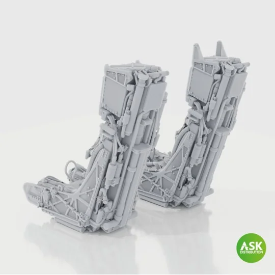 SJU-17 Ejection Seats for F-14D - with seat belts (2pcs) for Trumpe... SJU-17 Ejection Seats for F-14D - with seat belts (2pcs) for Trumpe...
