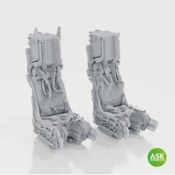 SJU-17 Ejection Seats for F-14D - with seat belts (2pcs) for Trumpe... 2