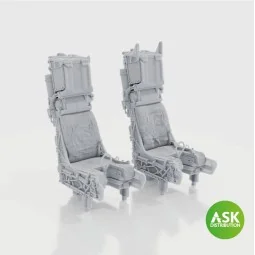 SJU-17 ejection seats excluding seat belts, 2 pcs F-14D - 3D print ...