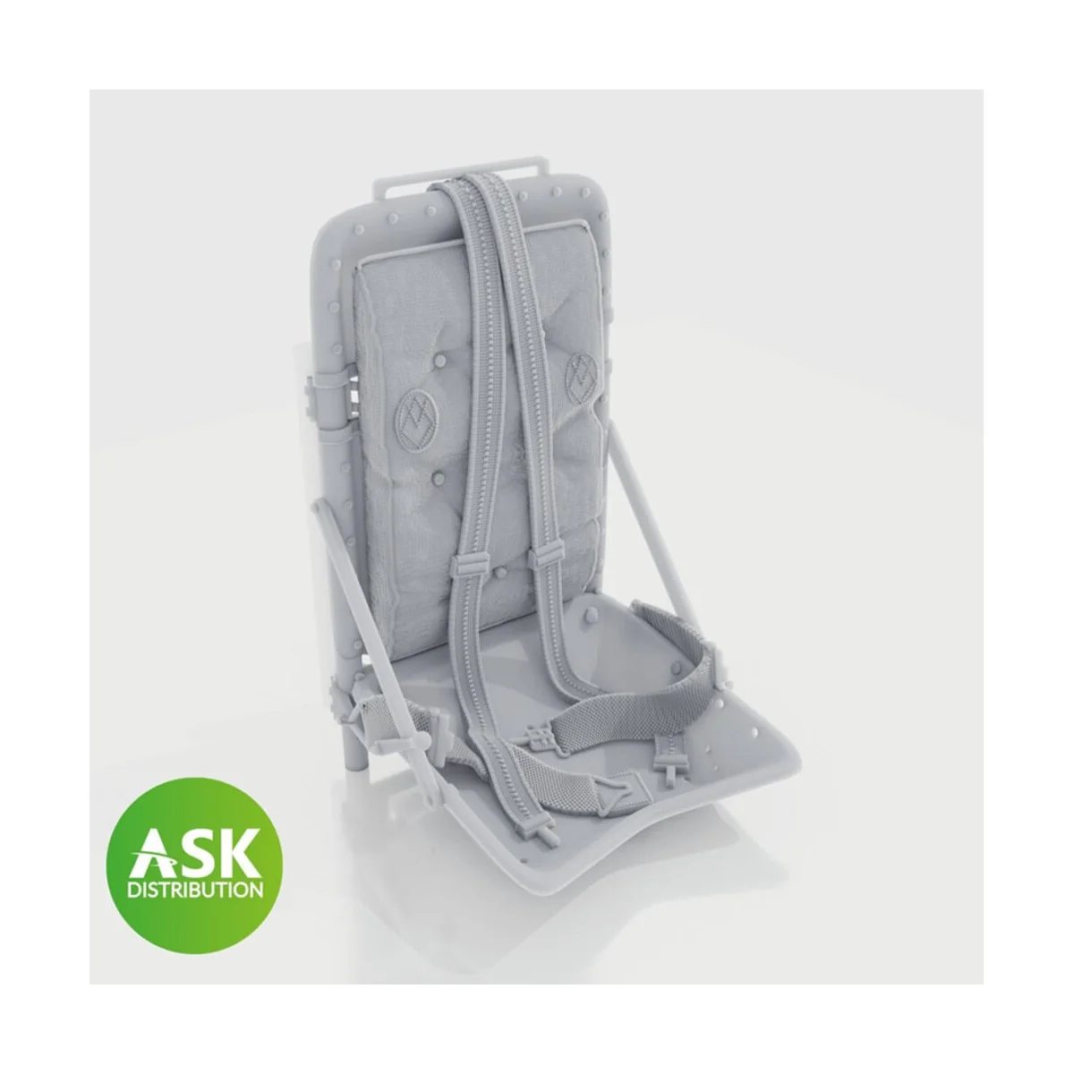 P-51D Mustang - seat incl. seat belts for Eduard, 1/48 - Art Scale ...