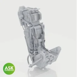 M.B. Mk.2E ejection seat with seat belts for Airfix, 1/48 - Art Sca...