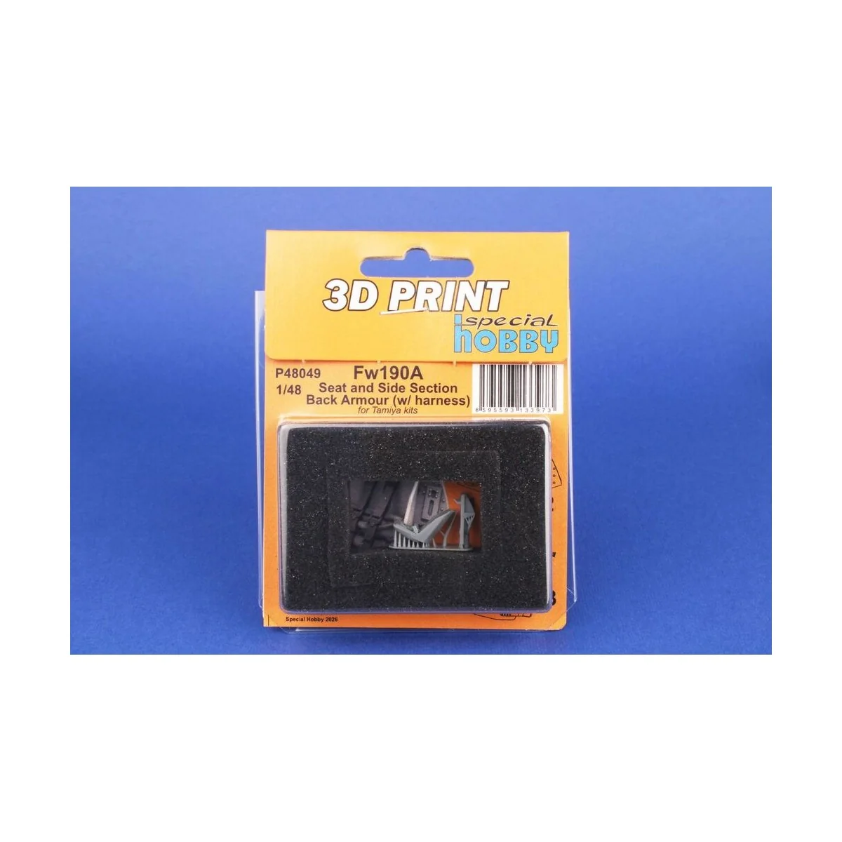Fw190A Seat and Side Section Back Armour (w/ harness) for Tamiya, 1... Fw190A Seat and Side Section Back Armour (w/ harness) for Tamiya, 1...