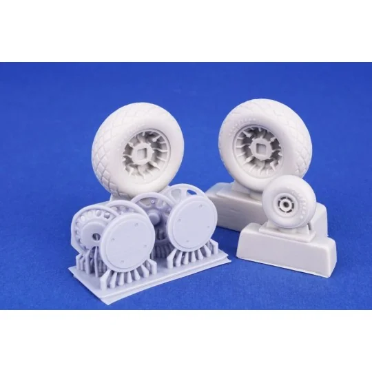 A-20B/C/DB-7 Boston Mk.III Wheels for HK Models, 1/48 - CMK 129-4518 A-20B/C/DB-7 Boston Mk.III Wheels for HK Models, 1/48 - CMK 129-4518