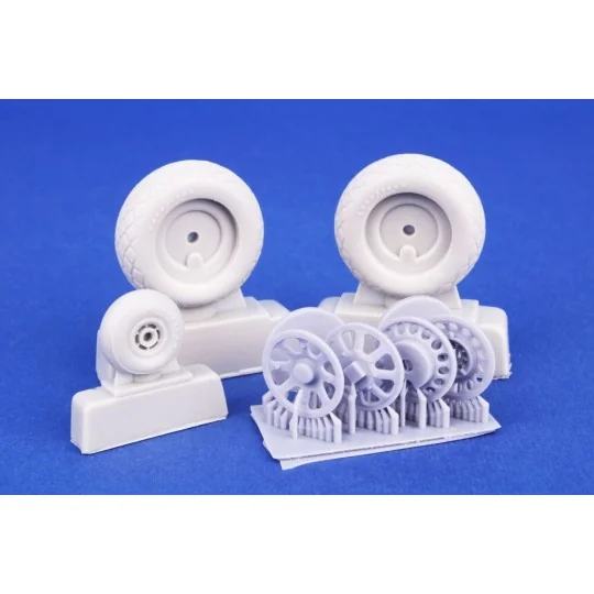 A-20B/C/DB-7 Boston Mk.III Wheels for HK Models, 1/48 - CMK 129-4518 A-20B/C/DB-7 Boston Mk.III Wheels for HK Models, 1/48 - CMK 129-4518