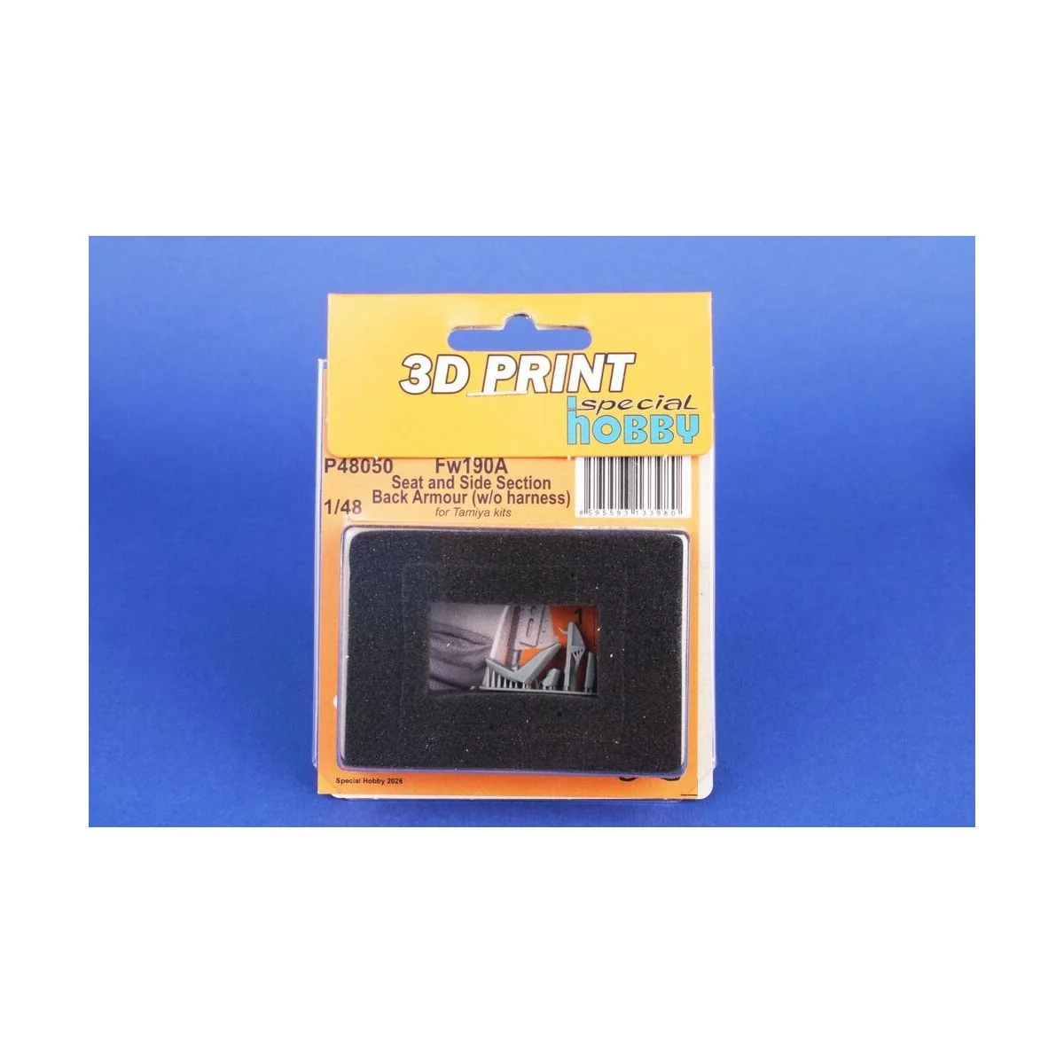 Fw190A Seat and Side Section Back Armour (w/o harness) for Tamiya, ... Fw190A Seat and Side Section Back Armour (w/o harness) for Tamiya, ...