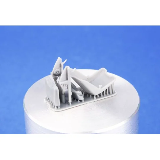 Fw190A Seat and Side Section Back Armour (w/o harness) for Tamiya, ... Fw190A Seat and Side Section Back Armour (w/o harness) for Tamiya, ...