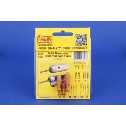 B-26 Marauder External Gun Pack for ICM, 1/48 - CMK 129-4517 2