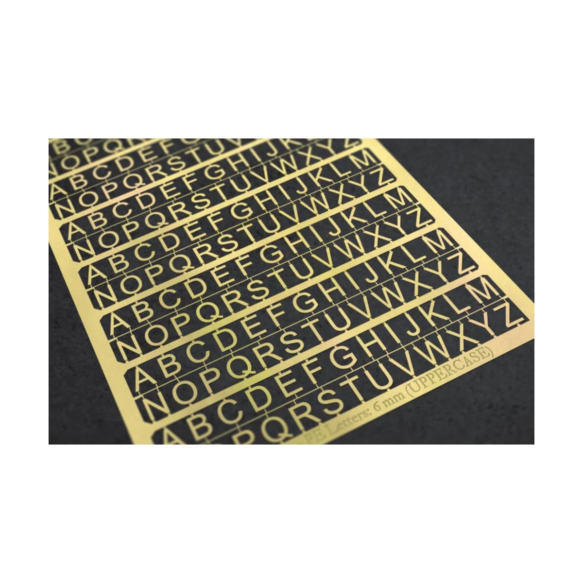 PE Letters: 6 mm (UPPERCASE) - Matho Models 80010 PE Letters: 6 mm (UPPERCASE) - Matho Models 80010
