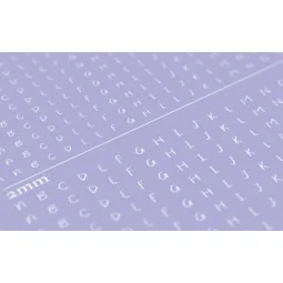 Chalk Markings - Letters (UPPERCASE) - 1.5mm & 2mm - Matho Models 8...