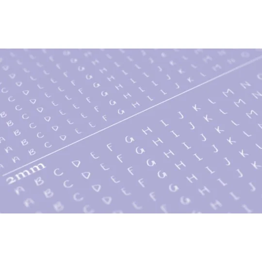 Chalk Markings - Letters (UPPERCASE) - 1.5mm & 2mm - Matho Models 8... Chalk Markings - Letters (UPPERCASE) - 1.5mm & 2mm - Matho Models 8...