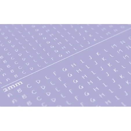 Chalk Markings - Letters (UPPERCASE) - 1.5mm & 2mm - Matho Models 8...