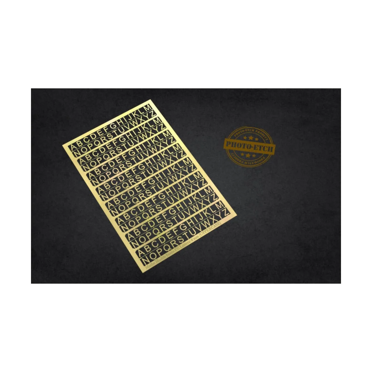 PE Letters: 6 mm (UPPERCASE) - Matho Models 80010 PE Letters: 6 mm (UPPERCASE) - Matho Models 80010