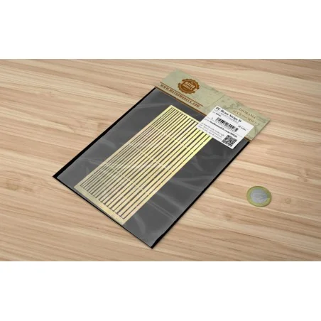 PE Brass Strips D: 1, 25 - 3 mm (0, 15mm thickness) - Matho Models ...