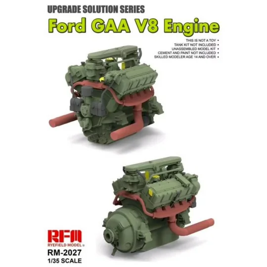 Ford Gaa V8 Engine, 1/35 - Rye Field Model 2027 Ford Gaa V8 Engine, 1/35 - Rye Field Model 2027
