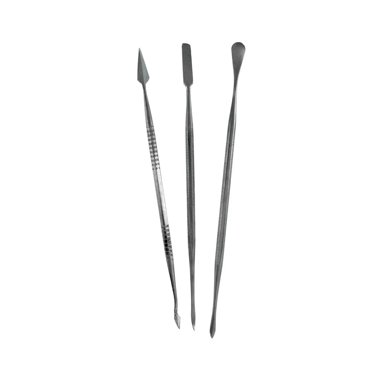 Set of 3 stainless steel carvers - Vallejo T02002 Set of 3 stainless steel carvers - Vallejo T02002
